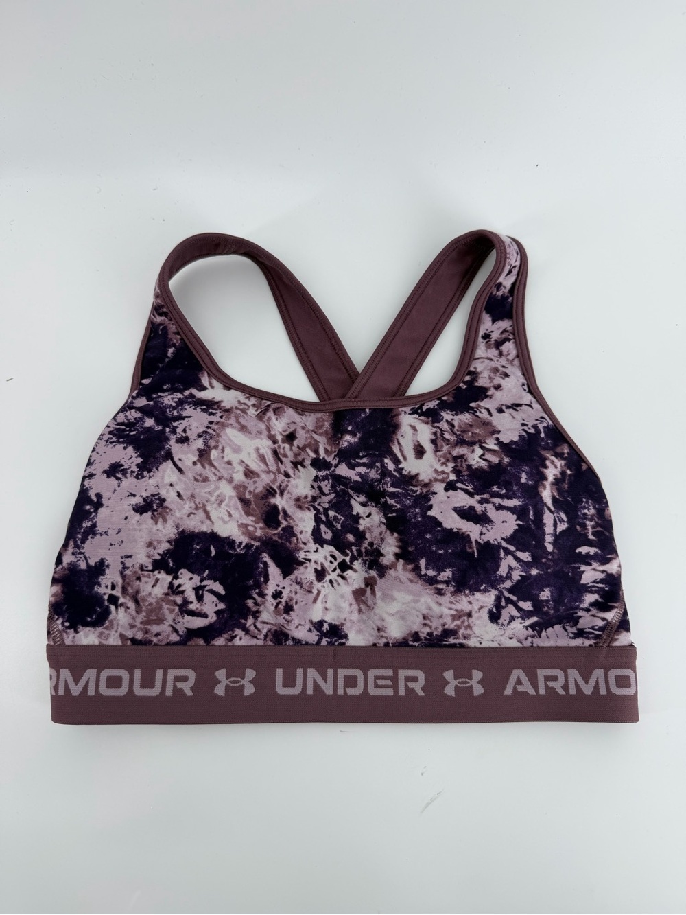Under Armour Mauve Purple Tie-Dye Sports Bra